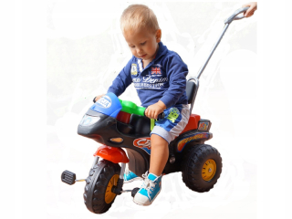 Detská motorka - XXL duży Motor Ride Police Pusher Pohon