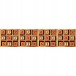 Drevené puzzle Xo Chess pre dospelých Konferenčný stolík Tic