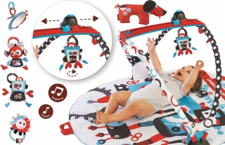 Vzdelávacia podložka pre deti - Yookidoo Vzdelávacie Mat Gymotion Robe 40128