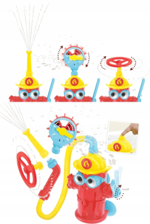 Hračka do vody - Yookidoo Fireman Ready Freddy Toy k vani