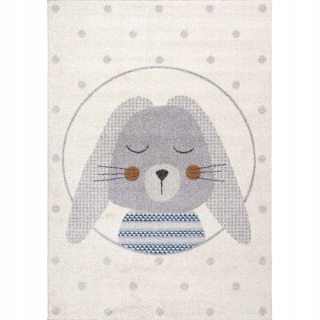Koberec do detskej izby - Yellowtipi koberec pre deti s bunny 120x170 cm