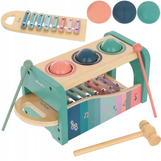 Drevená hračka Dulcimer s kladivom