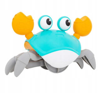 Interaktívne hračky pohybujúce sa modré krab