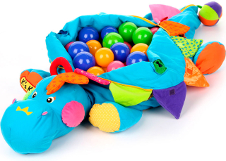 K'S KIDS TOYS PLUSH DINOSAUR BAZÉN + Lopty
