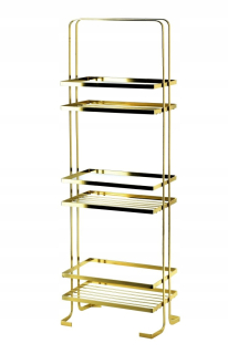 Polica do detskej izby - ZAC GOLD sprchovacieho kúta 24x15.5xH: 74cm