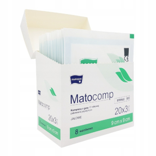 Matopat sterilné gázové obklady 9x9 cm, 3 kusy