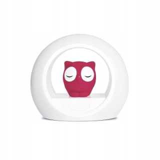 LED projektor nočnej oblohy - Zaz Lou Night Lamp Owl Pink LED 809.081