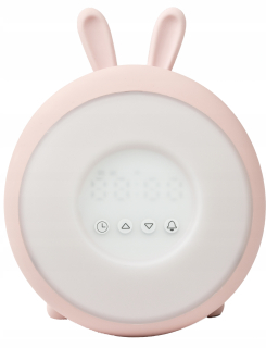 Nočná lampa do detskej izby - Hodiny Budík Rabbit Rabbit Rabbit and Friends