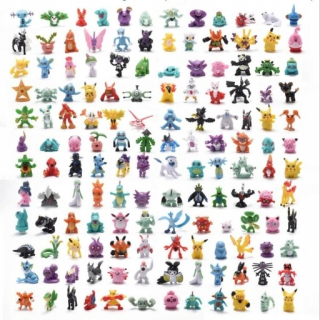 Rozprávková postavička - Sada 144 figúrky Pokémon Pikachu Vaporeon Cubone
