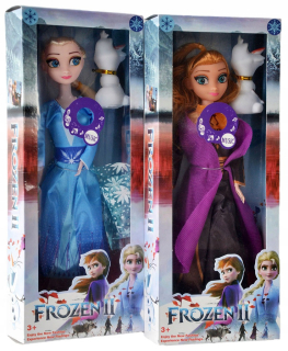 Bábika Frozen Elsa - Sada 2 Doll Elsa Anna Spievať Land of Ice 2 Olaf