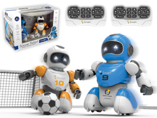 RC auto - SADA 2 ROBOTOVÝ FUTBAL ZÁPAS NA DIAĽKOVÉ OVLÁDANIE