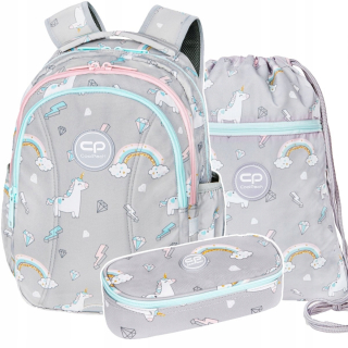 Školský batoh - SET 3el BATOŽNÍK TAŠKA NA PERUČKU JOY S SLADKÉ SNY