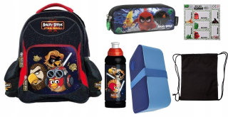 Školský batoh - Set 6in1 School Backpack Angry Birds Star Wars