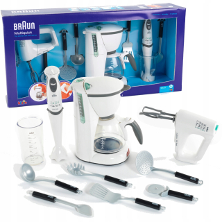 Detské spotrebiče - Sada AGD BRAUN MIXER BLENDER Kávovar