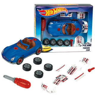 Stavebnica pre deti - Sada pre ladenie Hot Wheels Auto pre krútenie