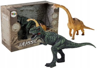Sada dvoch hračky detí Dinosaur figúrky