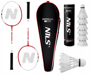 Badminton SADA RAKETY RAKETY PALETY + SHOTTERS