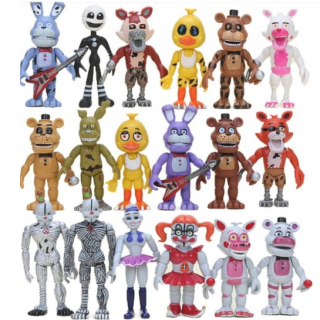 Herná figúrka - Sada piatich nocí v Freddy's FNAF 18 ks