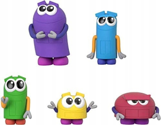 Rozprávková postavička - Sada múdrych figúrky Číselné údaje z rozprávky storybots