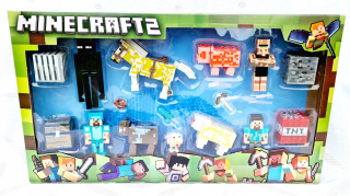Herná figúrka - Minecraft postava set s príslušenstvom Enderman