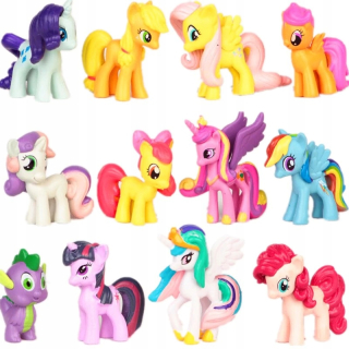 Rozprávková postavička - Obrázok MY Little Pony PONICS 12 PCS