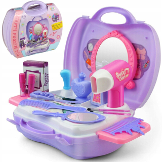 Make-up kadernícky set v toaletným stolíkom kufri