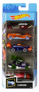 Autíčka zostava - Sada Hot Wheels autá Puzdrá Resoraki 5pak