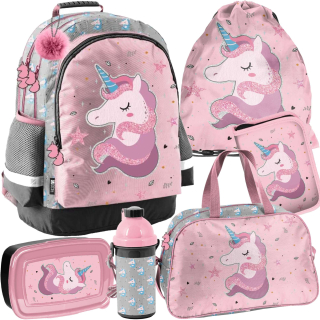 Školský batoh - Nastavte puzdro na ceruzku Unicorn Back School School