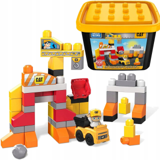 Stavebnica Mega Bloks - SADA MEGA BLOKS STAVEBNÁ STRÁNKA CAT 60 EL.