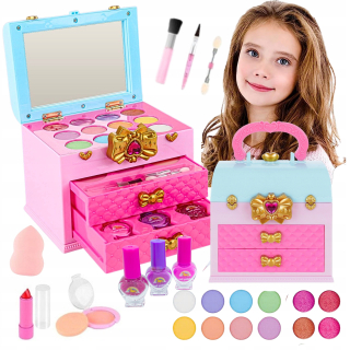Detský make up - Sada kozmetických, make -upu a nechtových skriniek