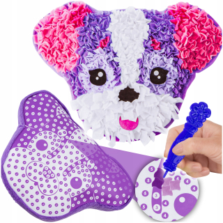Kreatívna súprava pre dievčenský maskot psa vankúš DIY