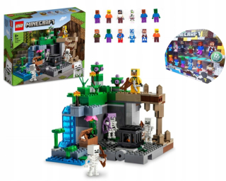 Stavebnica LEGO Minecraft - SET LEGO MINECRAFT DUNGEON KOSTÍ + 12 POSTAVIEK