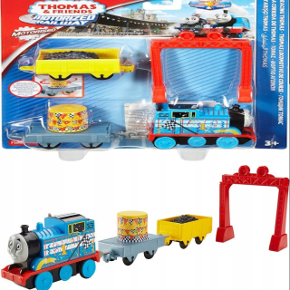 Dráha pre deti, stavebnica - Lokomotíva Set Thomas + Wagon Tomek a priatelia