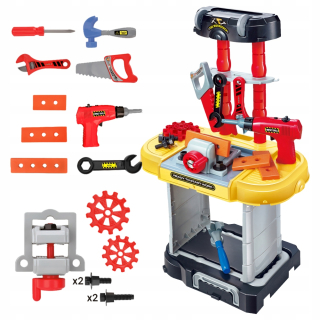 Skrinka, kufrík s náradím - Sada malých DIY 20EL SUITCASE DRILL