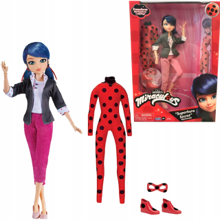 Miraculous - Kúzelná Lienka - Kit Zázračný Doll Marinette Biedronka šaty