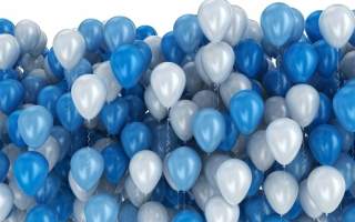 Balóny na párty - Narodeniny Set Balloons Kovové 35cm 100ks
