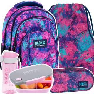 Školský batoh - Holi Color Backpup School Batoh sada