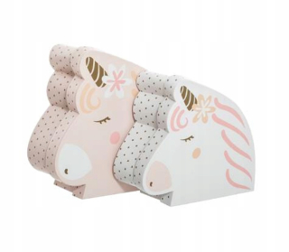 Pokladnička pre deti - Sada dekoratívne boxy Unicorn X2