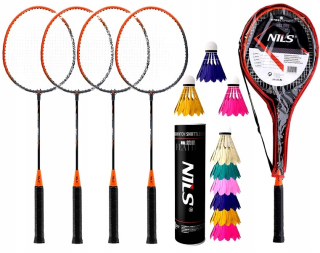 Badminton Badminton Racket Set + 6x krídelká
