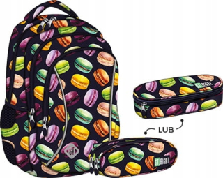 Školský batoh - Strapt batoh bp26 set sasher free macaron