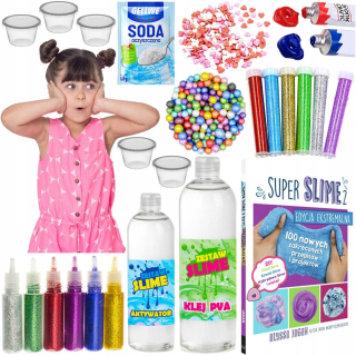 SUPER SLIME 10W1 Sada pre výrobu lepidla lepidlo