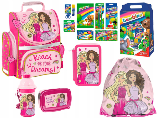 Aktovka, školská taška - Školská sada pre Barbie Girl