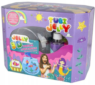 Kit Tubi Jelly 8 farieb + veľké akvárium Tuban