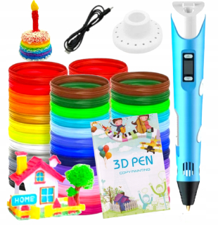 XXL Magic Pen 3D pero 3D Pen TLAČKA 210M VLASTI + SABER Free