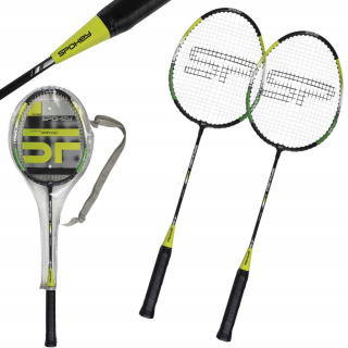 Badminton set 2 palety, raketa Cover