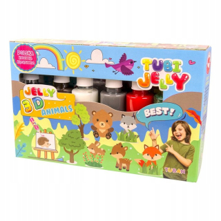Creative Kit 6x Tubi Jelly Zvieratá Aqua Gelz