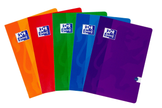 Notebook Oxford A5, mriežka 60 strán 90 g mix 10 kusov