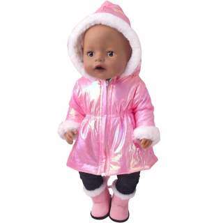 ZIMNÁ BABIČKA PRE VEĽKÚ NARODENÚ BÁBIKU, 40-43 CM