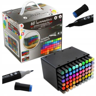 Obojstranné popisovače DecoTime, 60 kusov