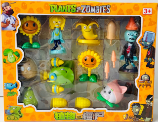 Herná figúrka - Zombi Set 9 figúrky Infographic Abduction